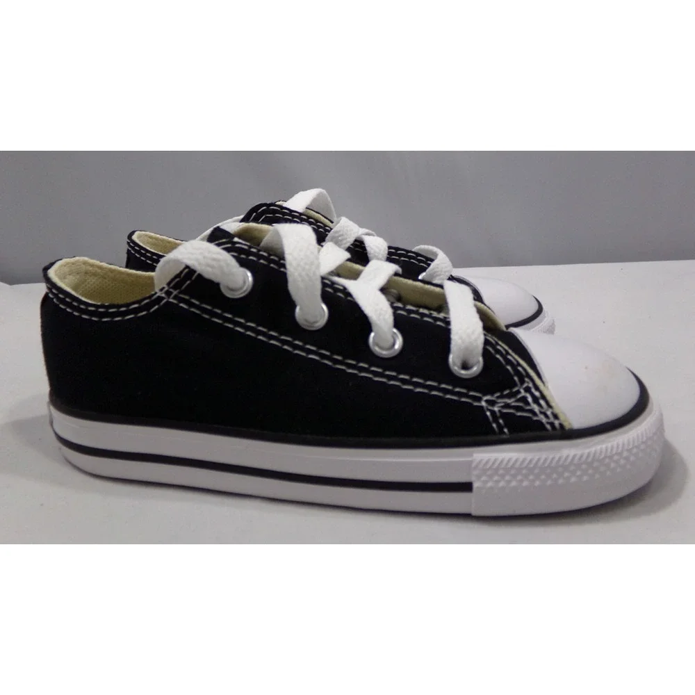 Converse Chuck Taylor All Star Low Top Sneakers Black Size 9 - Picture 1 of 7